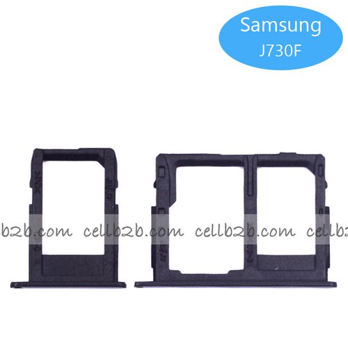 Bandeja de DUAL SIM+SD Para Samsung J5 (2017) J530F/J7 (2017) J730F/J3 (2017) J330F/J330 Negra