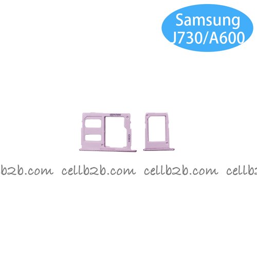 Bandeja de Single SIM+SD Para Samsung J5 (2017) J530F/J7 (2017) J730F/J3 (2017) J330F/J330 Rosa