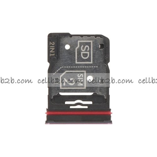Bandeja Dual SIM para Motorola Edge 60 Fusion XT2503-4 Rosa