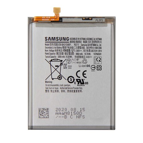 Batería EB-BA315ABY para Samsung Galaxy A31 A315F / A32 4G A325 / A22 4G A225F 5000mAh