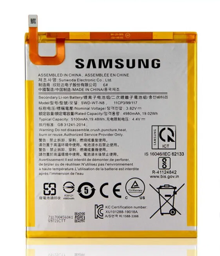 Batería SWD-WT-N8 Samsung Galaxy Tab A 8.0 (2019) T290 / T295 5100mAh