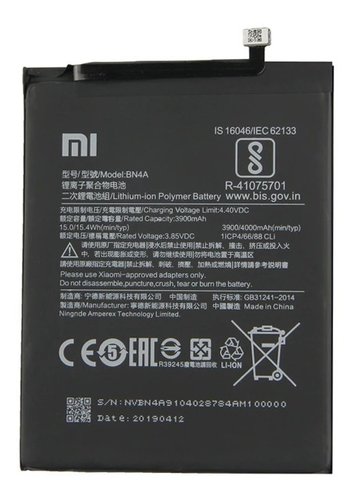 Batería Xiaomi Redmi Note 7 BN4A 4000mAh