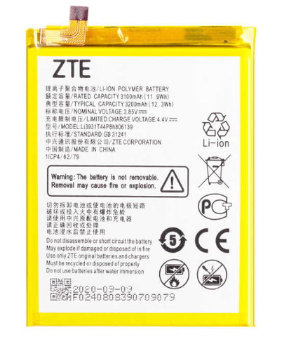 Batería ZTE A5 2020 / A7 2019 /  Blade A51 / V10 / V 10 Vita / V9 / V9 Vita Li3931T44P8h806139