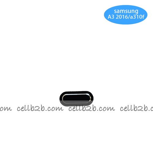 Botón Home para Samsung A3 2016 A310 Negro