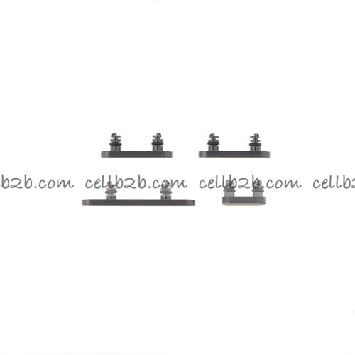 Botones Lateral para iPhone 17 Negro
