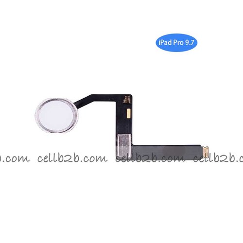 Cable Flex Con Lector de Huella para iPad Pro 9.7 A1673 A1674 A1675 Blanco