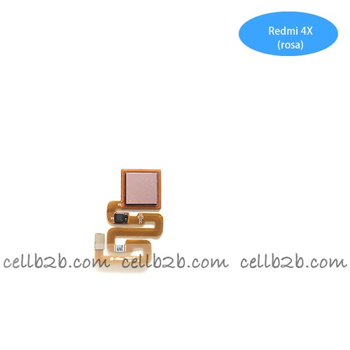 Cable Flex con Lector de huella para Redmi 4X Rosa