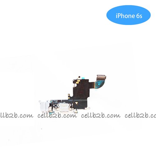 Original Cable Flex de Carga y audio jack para iPhone 6S Gris Oscuro