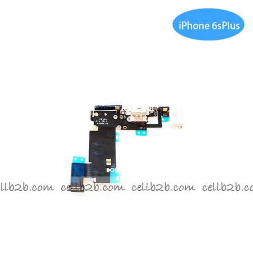 Original Cable Flex de Carga y audio jack para iPhone 6S Plus Blanco