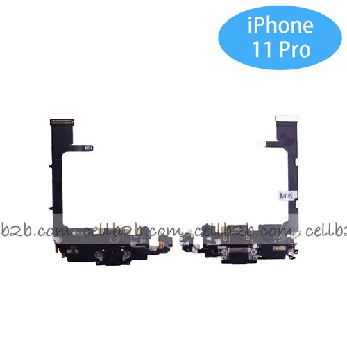 Cable Flex de Carga + Placa Pequeña para iPhone 11 Pro 5.8 Negro ORIGINAL