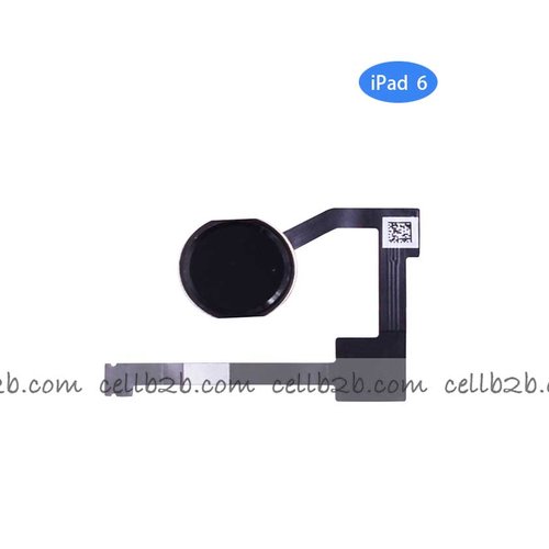 Cable Flex de Home con Lector de huella para iPad 6 A1566 A1567 Negro