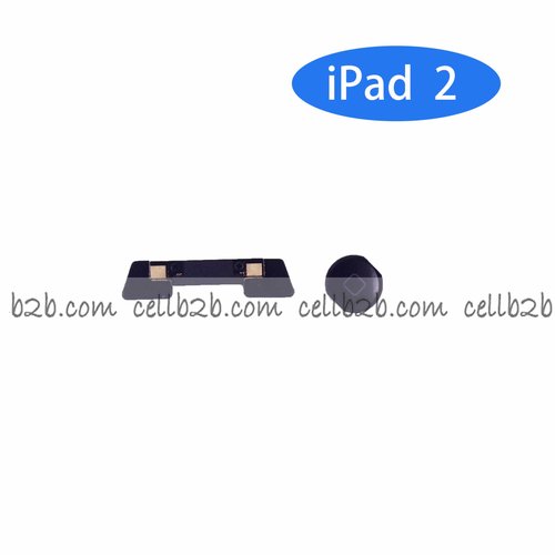 Cable Flex de Home para iPad 2 A1395 A1396 A1397 Negro