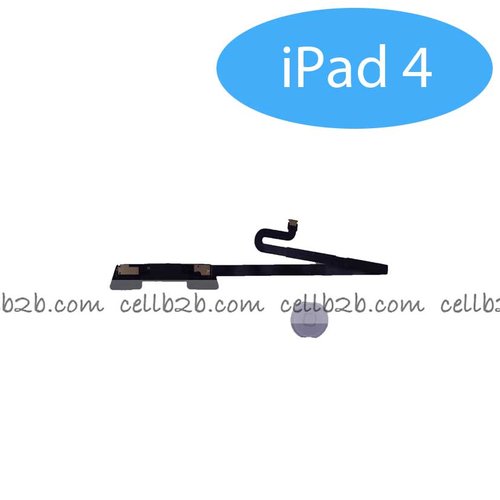 Cable Flex de Home para iPad 4 A1458 A1459 A1460 Blanco