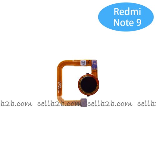 Cable Flex de Huella para Xiaomi Redmi Note 9 Negro