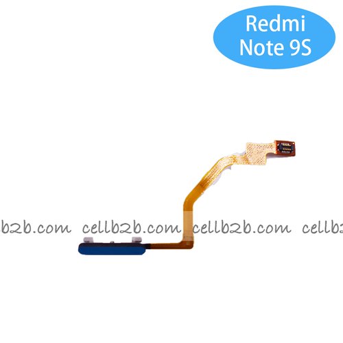 Cable Flex de Huella para Xiaomi Redmi Note 9S / Note 9 Pro Azul