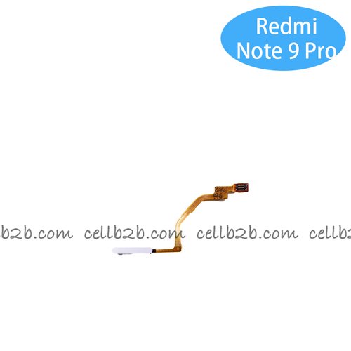 Cable Flex de Huella para Xiaomi Redmi Note 9S / Note 9 Pro Blanco