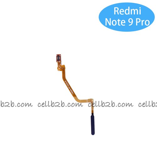 Cable Flex de Huella para Xiaomi Redmi Note 9S / Note 9 Pro Negro