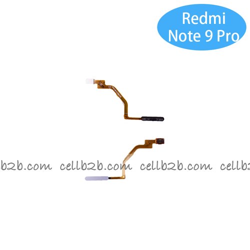 Cable Flex de Huella para Xiaomi Redmi Note 9S / Note 9 Pro Negro