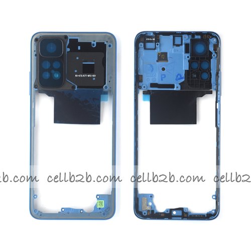 Carcasa Central para Xiaomi Redmi Note 11S Azul