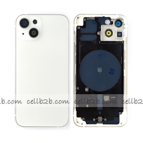 Carcasa Chasis Tapa Con Bandeja iPhone 13 Blanco sin Recambios
