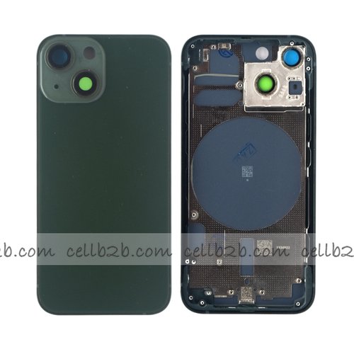 Carcasa Chasis Tapa Con Bandeja iPhone 13 Mini Verde sin Recambios