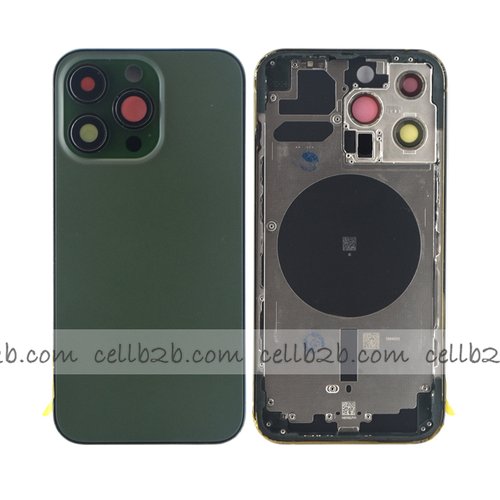 Carcasa Chasis Tapa Con Bandeja iPhone 13 Pro Verde sin Recambios