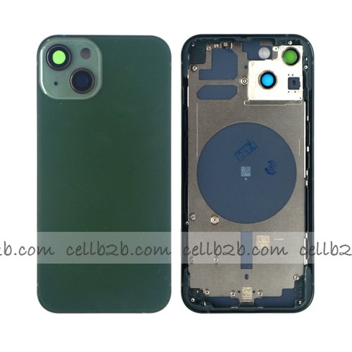 Carcasa Chasis Tapa Con Bandeja iPhone 13 Verde sin Recambios
