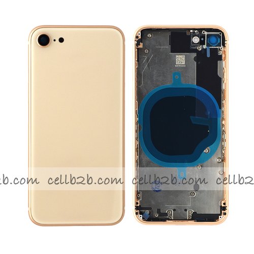 Carcasa Chasis Tapa Con Bandeja iPhone 8G Oro Rosa sin Recambios