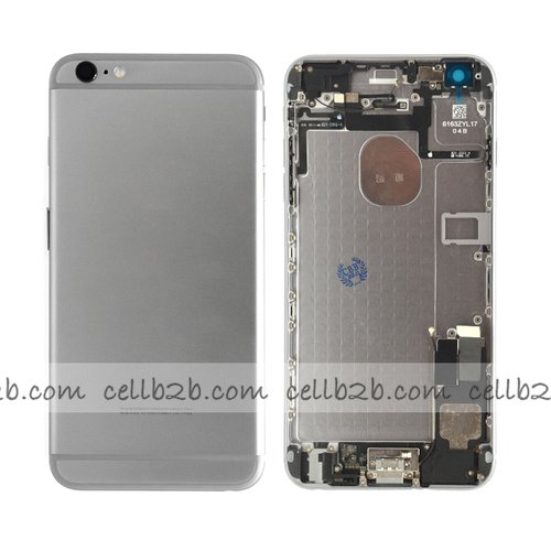 Carcasa Chasis Tapa Con Recambio iPhone 6 Plus Negra
