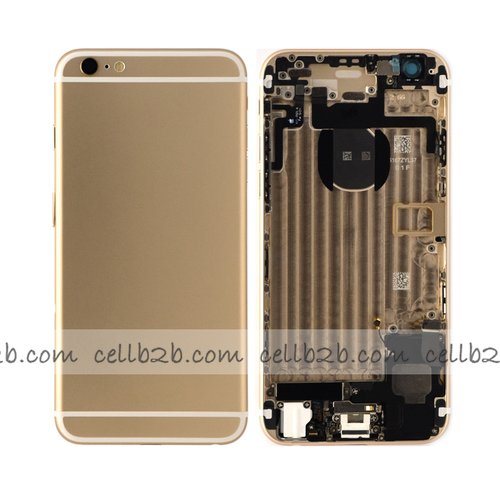 Carcasa Chasis Tapa Con Recambio iPhone 6G Dorada