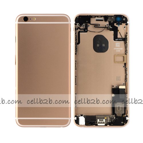 Carcasa Chasis Tapa Con Recambio iPhone 6s Plus Dorada