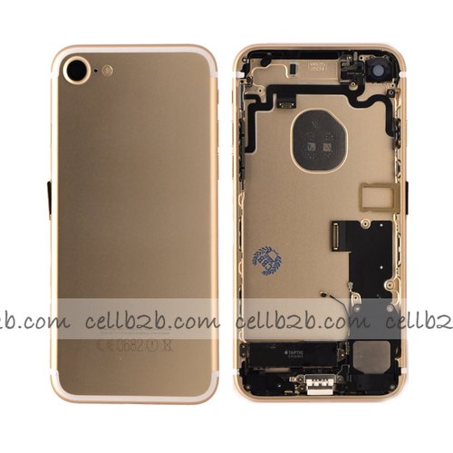 Carcasa Chasis Tapa Con Recambio iPhone 7G Oro