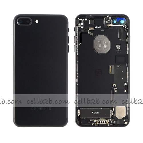 Carcasa Chasis Tapa Con Recambio iPhone 7Plus Negro