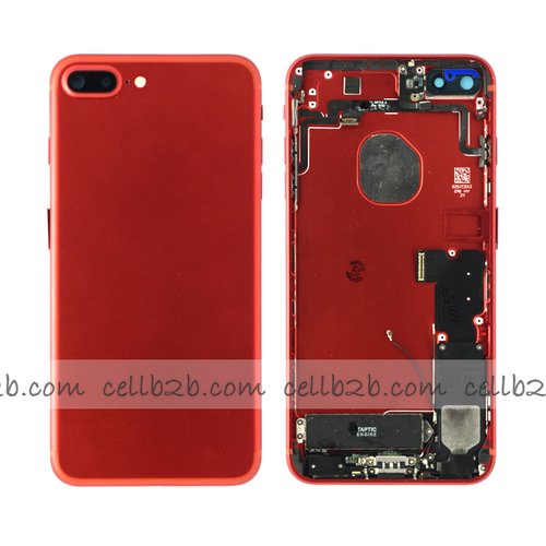 Carcasa Chasis Tapa Con Recambio iPhone 7Plus Roja