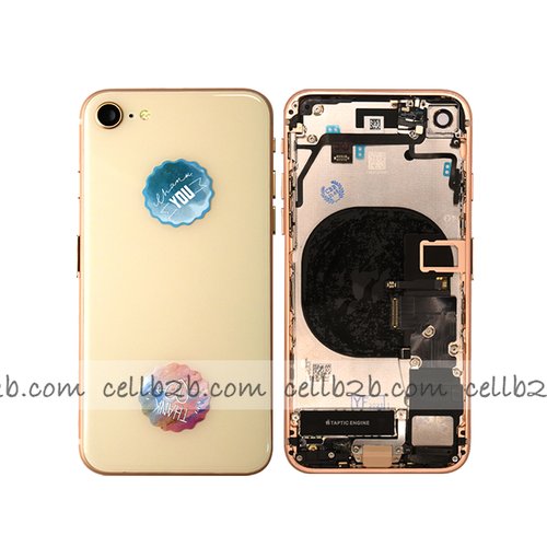 Carcasa Chasis Tapa Con Recambio iPhone 8G Dorado