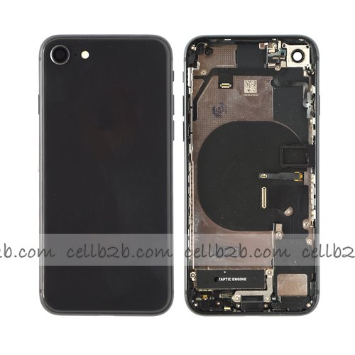 Carcasa Chasis Tapa Con Recambio iPhone 8G Negro