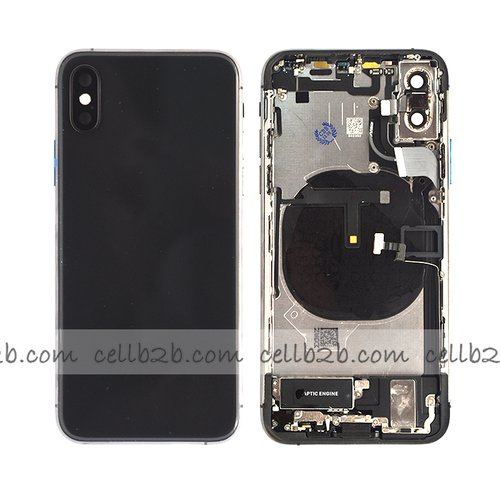 Carcasa Chasis Tapa Con Recambio iPhone XR Negro