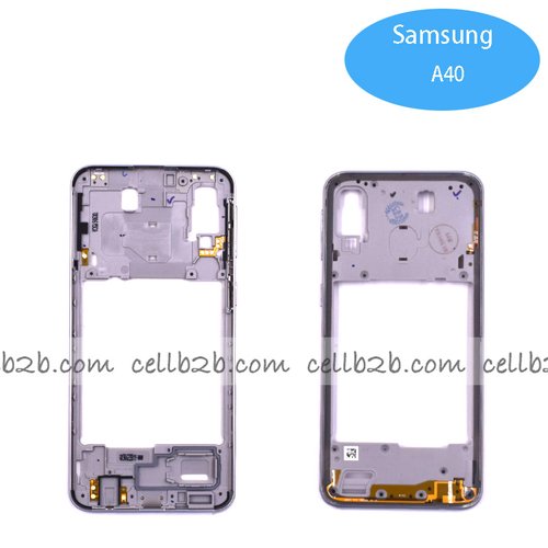 Carcasa Intermedia para Samsung A40 A405 Blanco Original