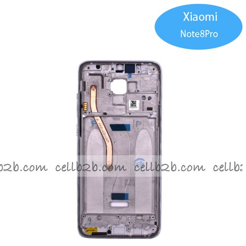 Carcasa Frontal/ Intermedia para Xiaomi Redmi Note 8 Pro Blanco Original