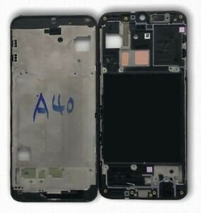 Carcasa Frontal para Samsung A40 A405 Negro Original