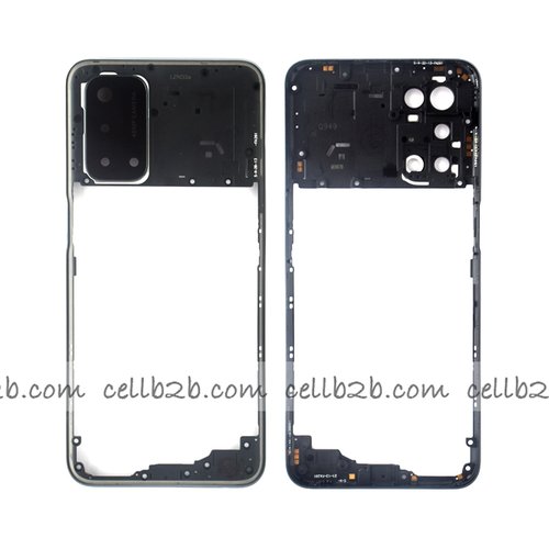 Carcasa Intermedia para OPPO A74 5G Negro