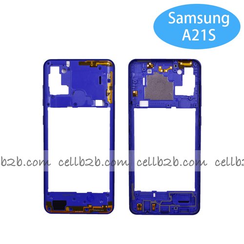 Carcasa intermedia para Samsung A21S A217F Azul