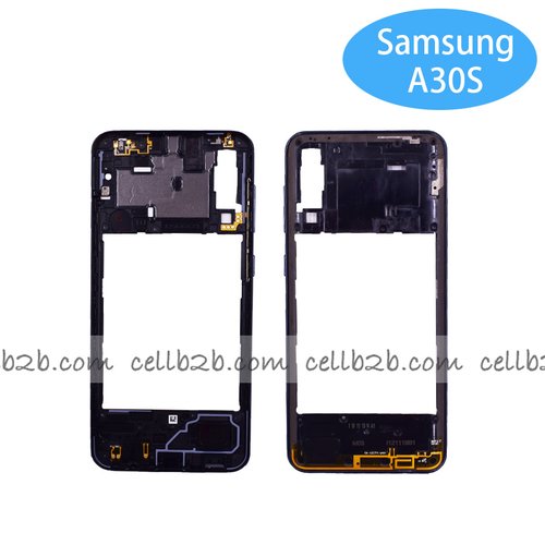 Carcasa intermedia para Samsung A30S A307F Negra