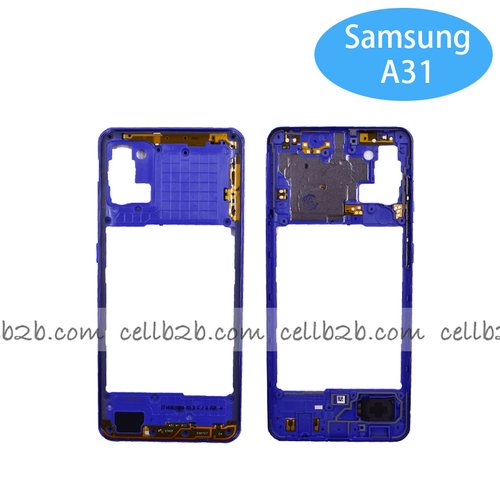 Carcasa intermedia para Samsung A31 A315F Azul