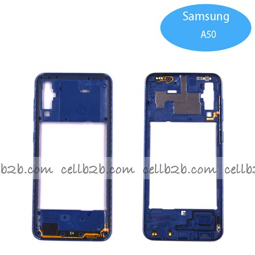 Carcasa Intermedia para Samsung A50 A505 Azul