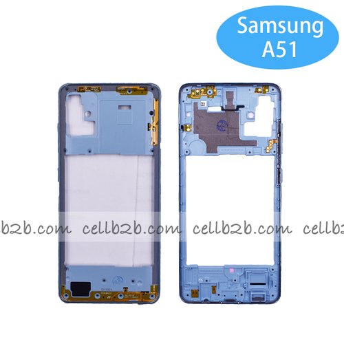 Carcasa intermedia para Samsung A51 A515F Azul