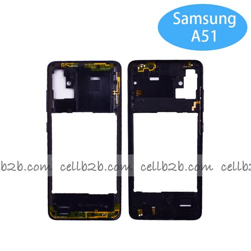 Carcasa intermedia para Samsung A51 A515F Negra