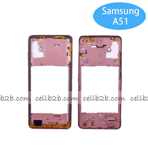 Carcasa intermedia para Samsung A51 A515F Rosa