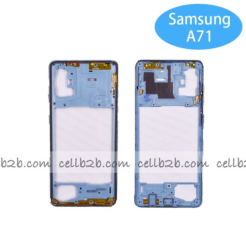 Carcasa intermedia para Samsung A71 A715F Azul