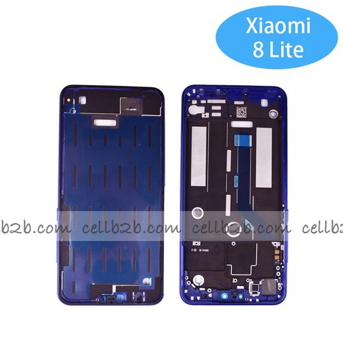 Carcasa Intermedia para Xiaomi Mi 8 Lite Azul Original